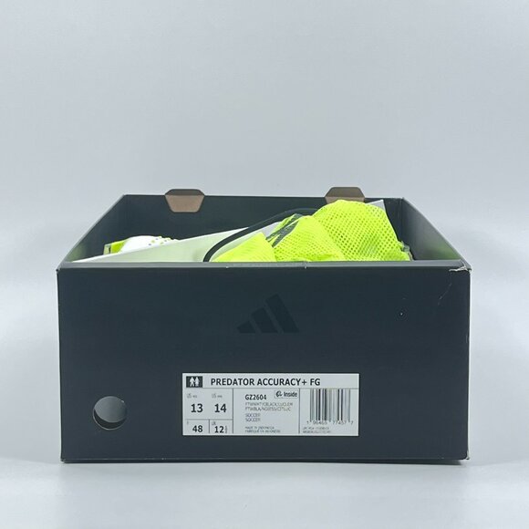 Adidas Predator Accuracy+ FG \'Lucid Lemon\' GZ2604 Soccer size 13 main image 5